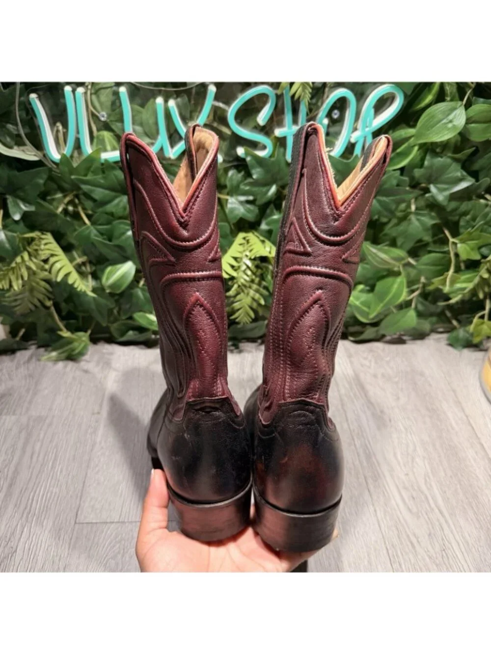 Tecovas The Cartwright Leather Dark Brown Boots 8.5 D Western Boots